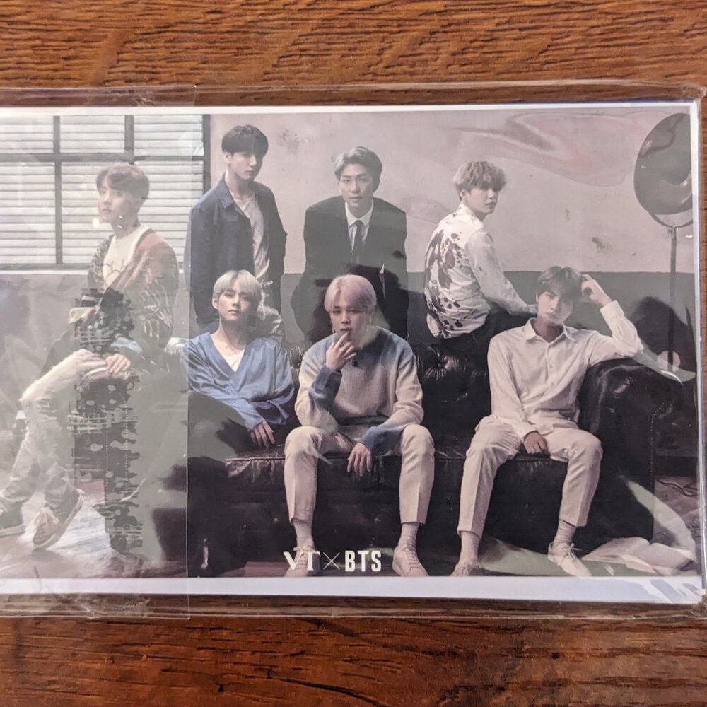 BTS x VT Atelier des Subtils photocard merch